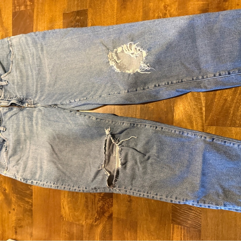 Madewell Light Blue Distressed Jeans